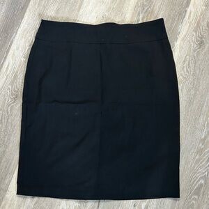 SOHO Apparel Black Stretch Pencil Skirt L —High Waist, Office Wear, Classic